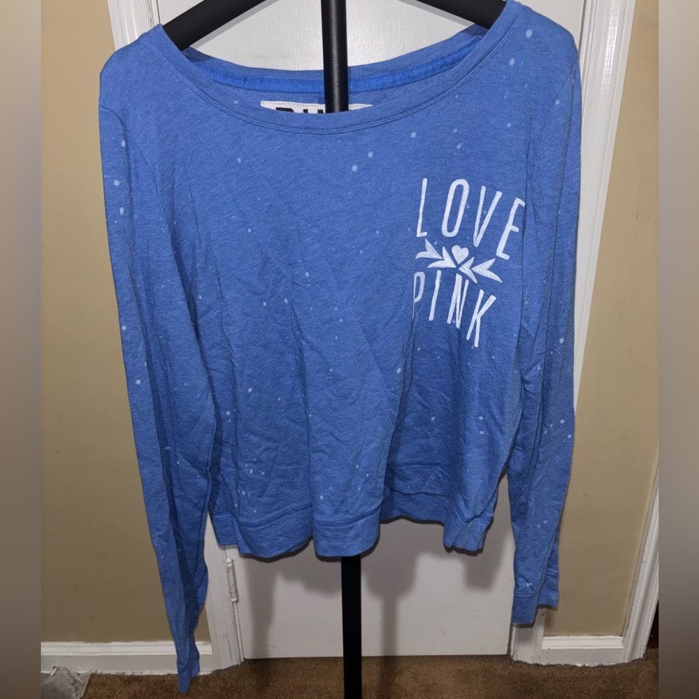 Victoria's Secret Blue PINK Long Sleeve